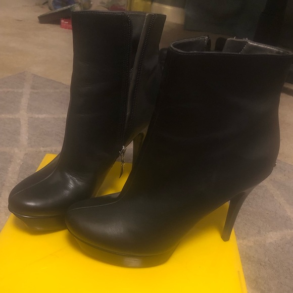 Guess Shoes - Cute Guess platform booties have began to crease in front have never been worn